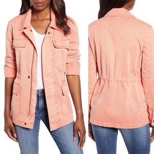 Caslon sz XS coral utility jacket